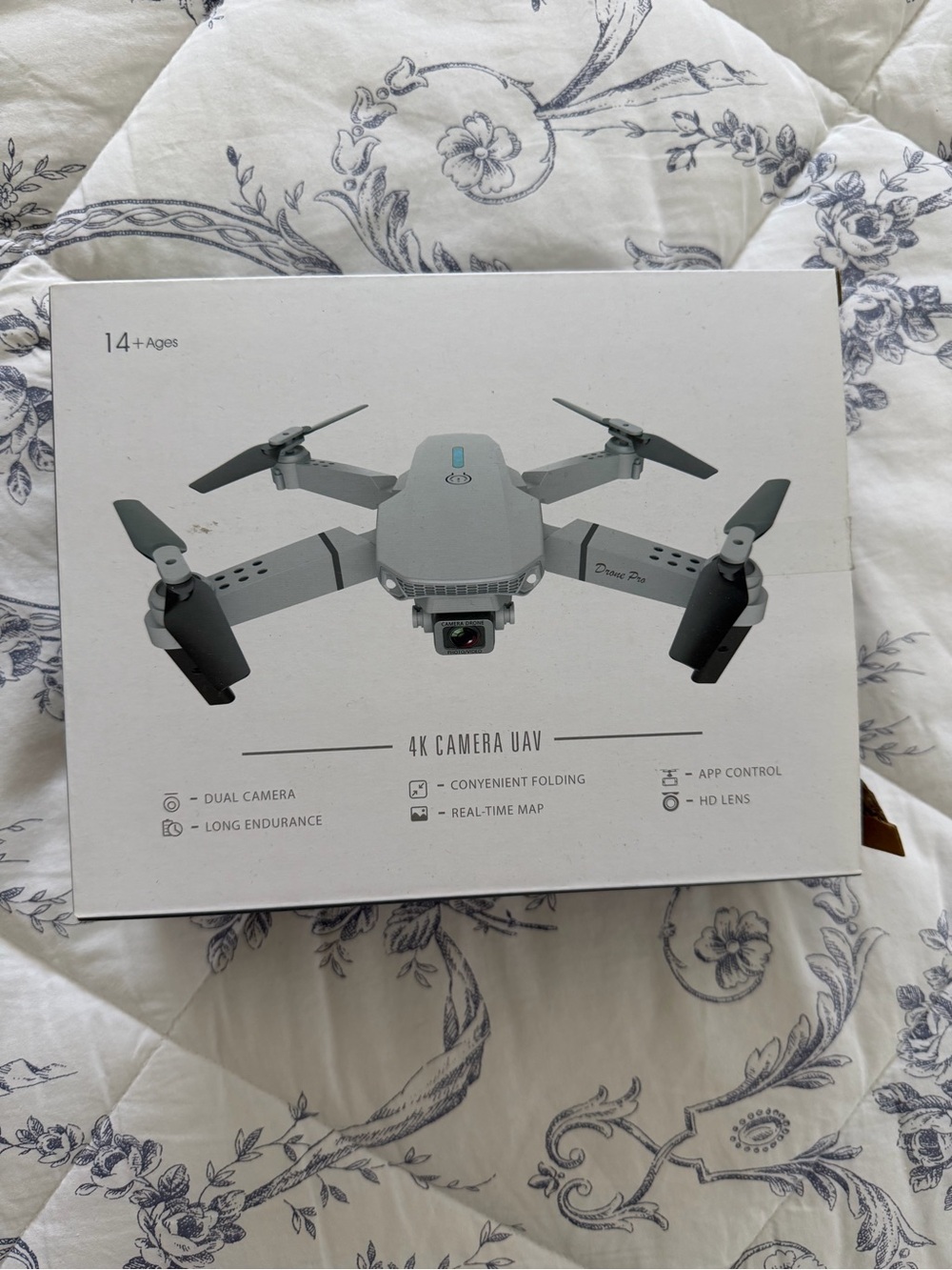 4K Camera UAV Drone - Gray Foldable Quadcopter